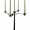 Zanetto Candelabra 5 LIghts SOFFIO Silver Plate -Quality Tableware Store 09375