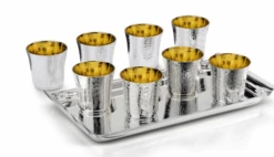 Zanetto Liquor Set SCACCIAPENSIERI Silver Plate