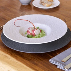 Villeroy & Boch Manufacture Rock Pasta Plate 9 Villeroy & Boch Manufacture Rock Pasta Plate -Quality Tableware Store 1042402790LS