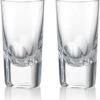 Rogaska Manhattan Shot Glass 2 Oz, Set Of 2 -Quality Tableware Store 1060298rogaskamanhattanshotglassespair