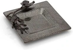 Michael Aram Black Orchid Glass Snack Dish