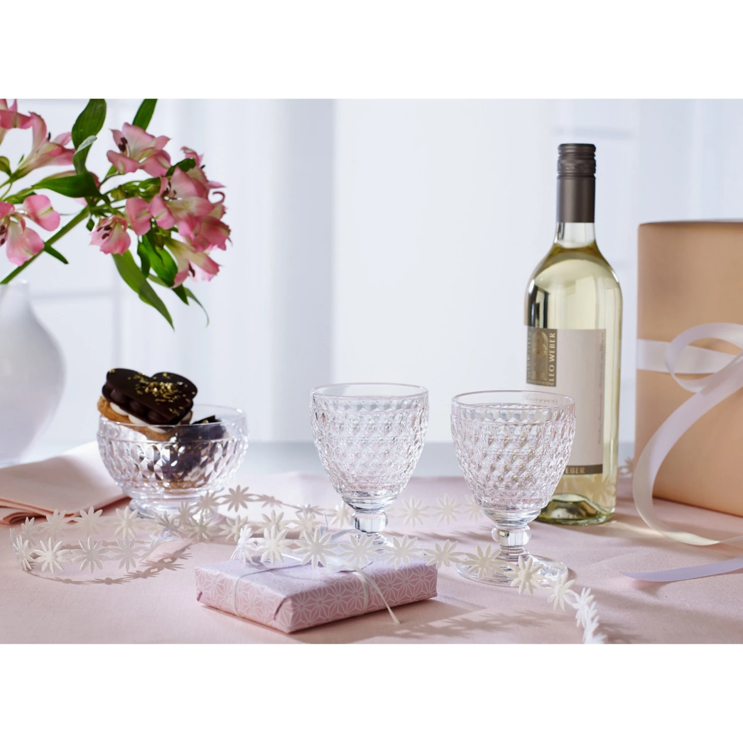 Villeroy & Boch Boston CLARET WINE GLASSES SET/4 5 Villeroy & Boch Boston CLARET WINE GLASSES SET/4 - Image 3