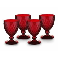 Villeroy & Boch Boston CLARET WINE GLASSES SET/4 21 Villeroy & Boch Boston CLARET WINE GLASSES SET/4 -Quality Tableware Store 1173097808