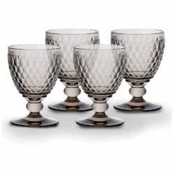 Villeroy & Boch Boston CLARET WINE GLASSES SET/4 23 Villeroy & Boch Boston CLARET WINE GLASSES SET/4 -Quality Tableware Store 1173097871