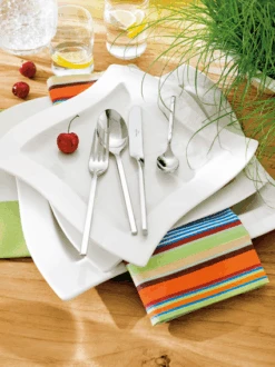 Villeroy & Boch New Wave 18/10 Stainless Steel 64 Piece Flatware Set -Quality Tableware Store 1263389093LS