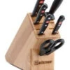 Wusthof Gourmet Seven Piece Block Set, Natural