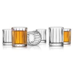 Godinger Parallels Shot Glass, Set Of 6
