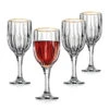 Godinger Pleat Goblets Set Of 4 -Quality Tableware Store 27563