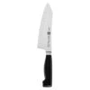Zwilling Four Star Hollow 7" Inch Rocking Santoku Knife