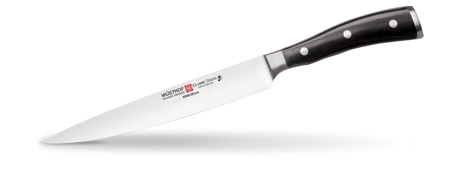 WUSTHOF Classic Ikon 8 Inch Carving Knife 3 WUSTHOF Classic Ikon 8 Inch Carving Knife