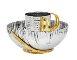 Godinger Crumbled Leaf Wash Set