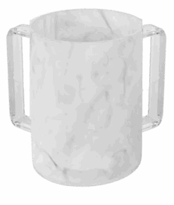 A & M Judaica Acrylic Washing Cup Clear Handles 5" -Quality Tableware Store 59812 1658882514