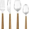 Hamilton Forge Tomodachi Dali Wood Look Dinner Set, 16-piece