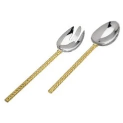 Godinger Herringbone Salad Spoon & Fork