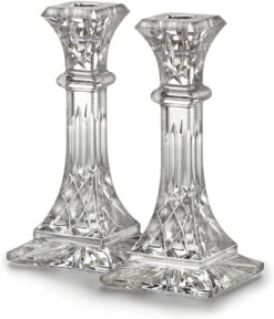 Waterford Lismore Candlesticks, Set Of Two
