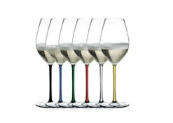 Riedel Fatto A Mano Champagne Glass Gift Set Set Of 6 Assorted