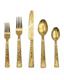 Ricci Casa Parisian Garden 20 Piece Service For 4 Flatware Set -Quality Tableware Store 8876