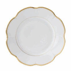 Royal Limoges Margaux Gold Nymphea Plates
