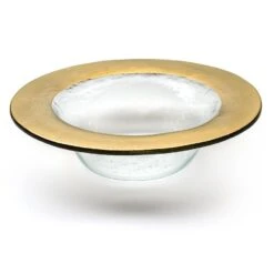 Annieglass Roman Antique 8" Wine Coaster