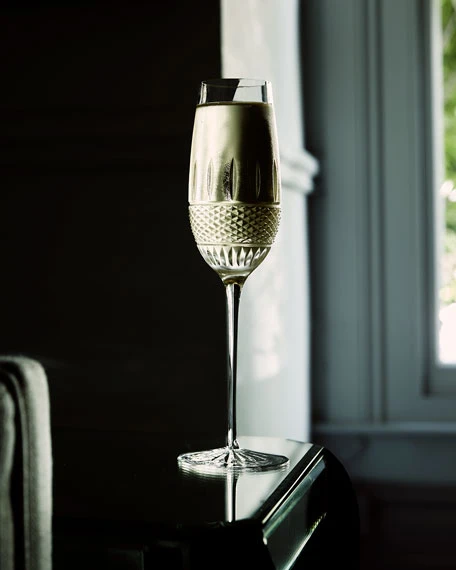 Waterford Irish Lace Crystal Flutes, Set Of 2 7 Waterford Irish Lace Crystal Flutes, Set Of 2 - Image 5