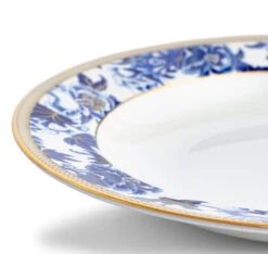 Wedgwood Hibiscus Rim Soup Bowl, 9 Inch -Quality Tableware Store HibiscusRS1