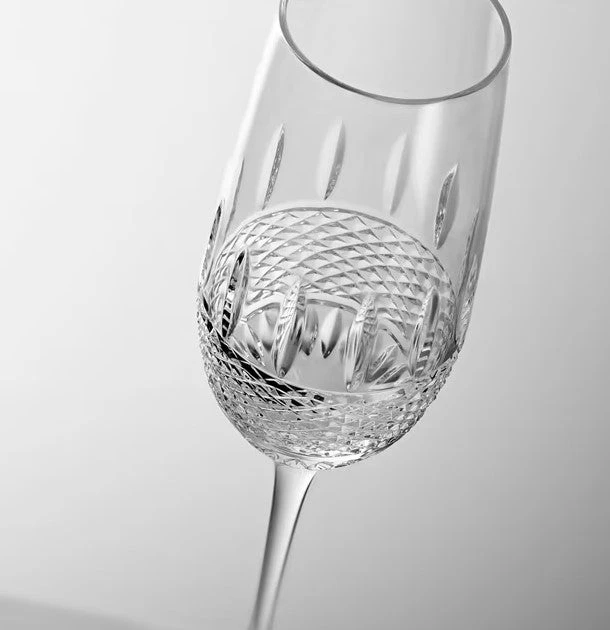 Waterford Irish Lace Crystal Flutes, Set Of 2 4 Waterford Irish Lace Crystal Flutes, Set Of 2 - Image 2