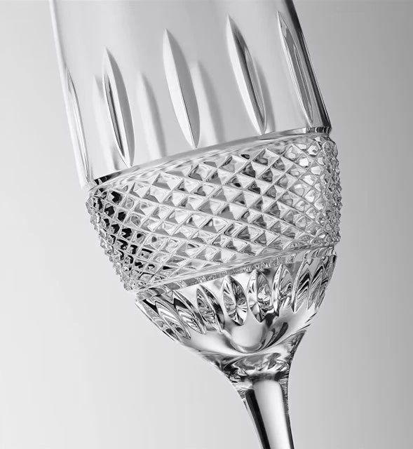 Waterford Irish Lace Crystal Flutes, Set Of 2 5 Waterford Irish Lace Crystal Flutes, Set Of 2 - Image 3