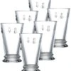 La Rochere Fine French Glassware Embossed With The Iconic French Napoleon Bee Set Of 6 -Quality Tableware Store Larochere606701