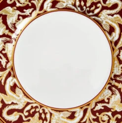 Wedgwood Renaissance Accent Plate, 9 Inch -Quality Tableware Store Renaissance Red
