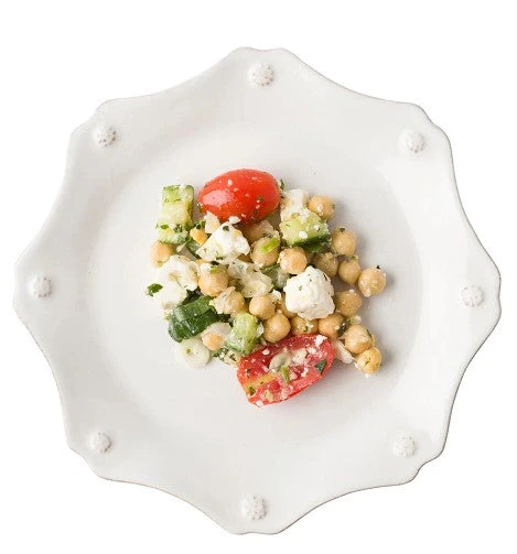 Juliska Berry & Thread Whitewash Scalloped Dessert/Salad Plate 4 Juliska Berry & Thread Whitewash Scalloped Dessert/Salad Plate - Image 2