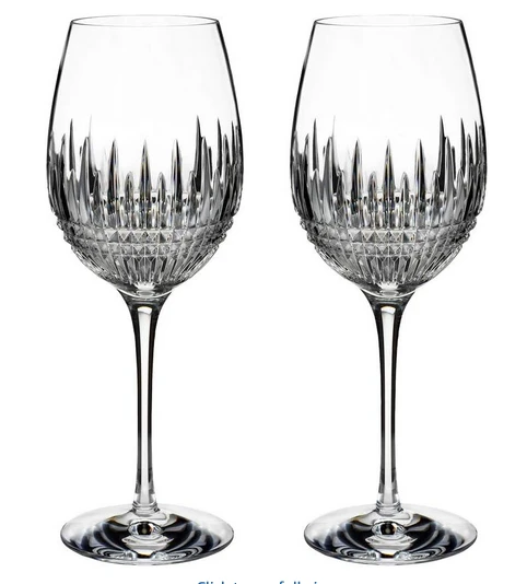 Waterford Lismore Diamond Essence Goblet, Set Of 2 3 Waterford Lismore Diamond Essence Goblet, Set Of 2