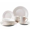 Prestige Thomson Pottery Bianca Dinnerware Set, Svc For 4