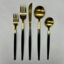 Prestige Yamagata Tai Chi Flatware, Service For 4, 20 Pc Set -Quality Tableware Store black and gold 093c69eb 8e37 4094 9e1b 7a85e11bfb2b