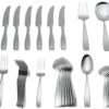 Yamazaki Bolo 42-Piece Stainless Steel Flatware Set, Service For 8