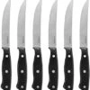 Cuisinart C77TR-S6SK Triple Rivet Collection 6-Piece Steak Knife Set,Black