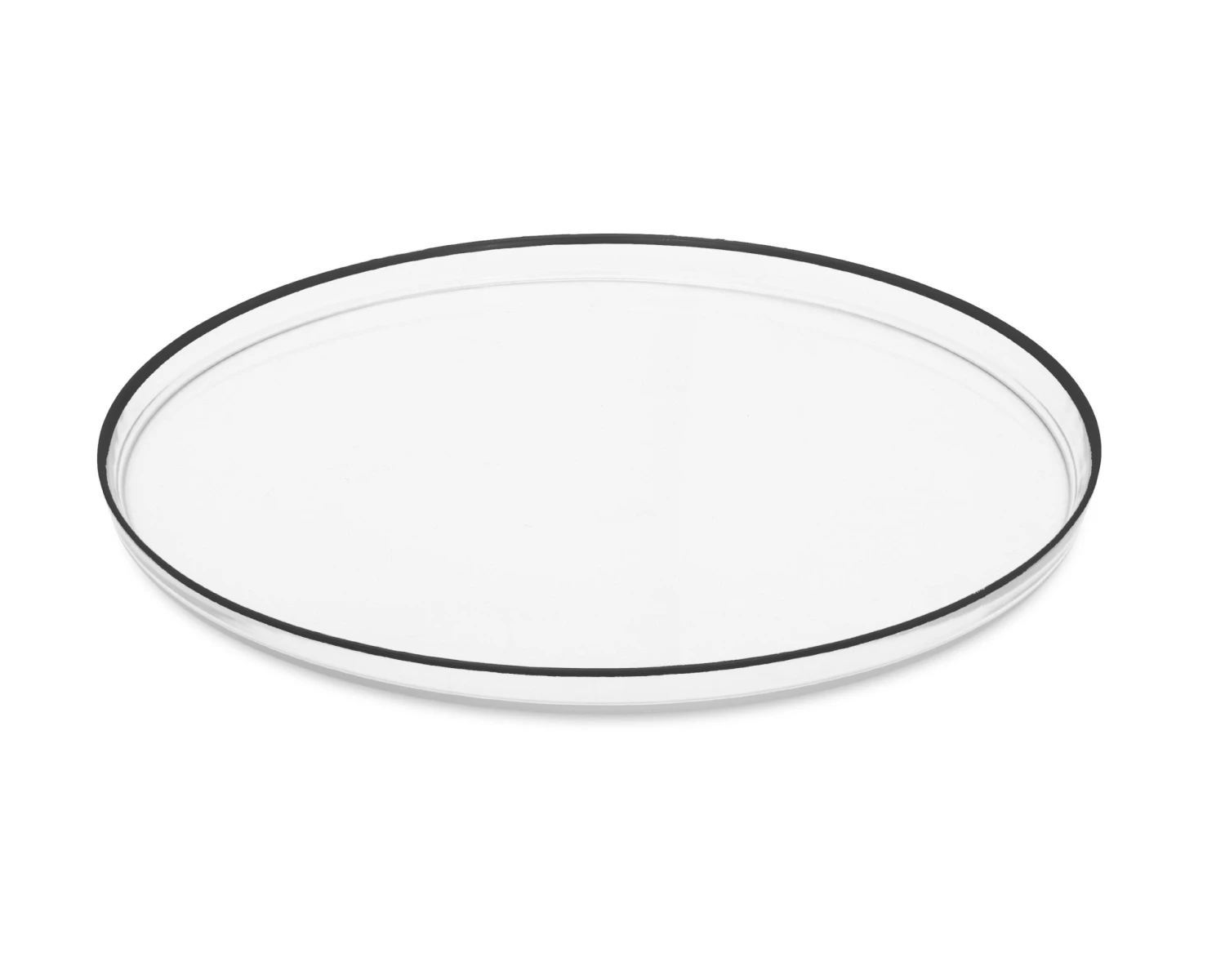 Classic Touch 12.75" Glass Chargers 5 Classic Touch 12.75" Glass Chargers - Image 3