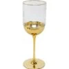 Classic Touch Stemware With Gold Dipped Bottom Set Of 6