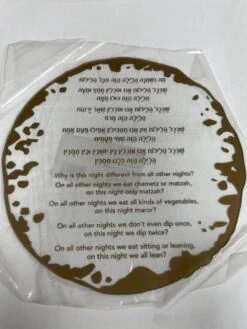 Clearprints Lucite Ma Nishtana Card