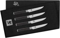 Shun Classic Pakkawood 4 Piece Boxed Steak Knife Set