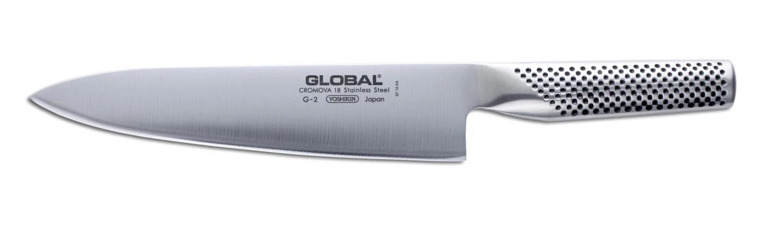 Global 8" Chef's Knife, G-2 3 Global 8" Chef's Knife, G-2