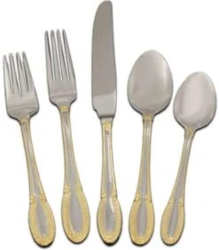 Prestige Museum Collection By Domestication Frost 18/10 20-Piece Service For 4 Flatware Set