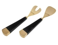 Godinger Nero D'Oro Salad Servers Set/2