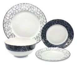 Godinger Summit Bone China Dinnerware, 16 Pc Set