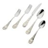 Godinger Butterfly Sandblast 20 Piece Flatware Set, Service For 4 -Quality Tableware Store godinger84284