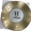 Prestige Holister Ruffled Gold Edged Dessert Plate -Quality Tableware Store holisterruffle