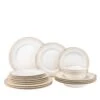 Joseph Sedgh Infinity Gold Dinnerware, Service For 4 -Quality Tableware Store josedge6715g 20b