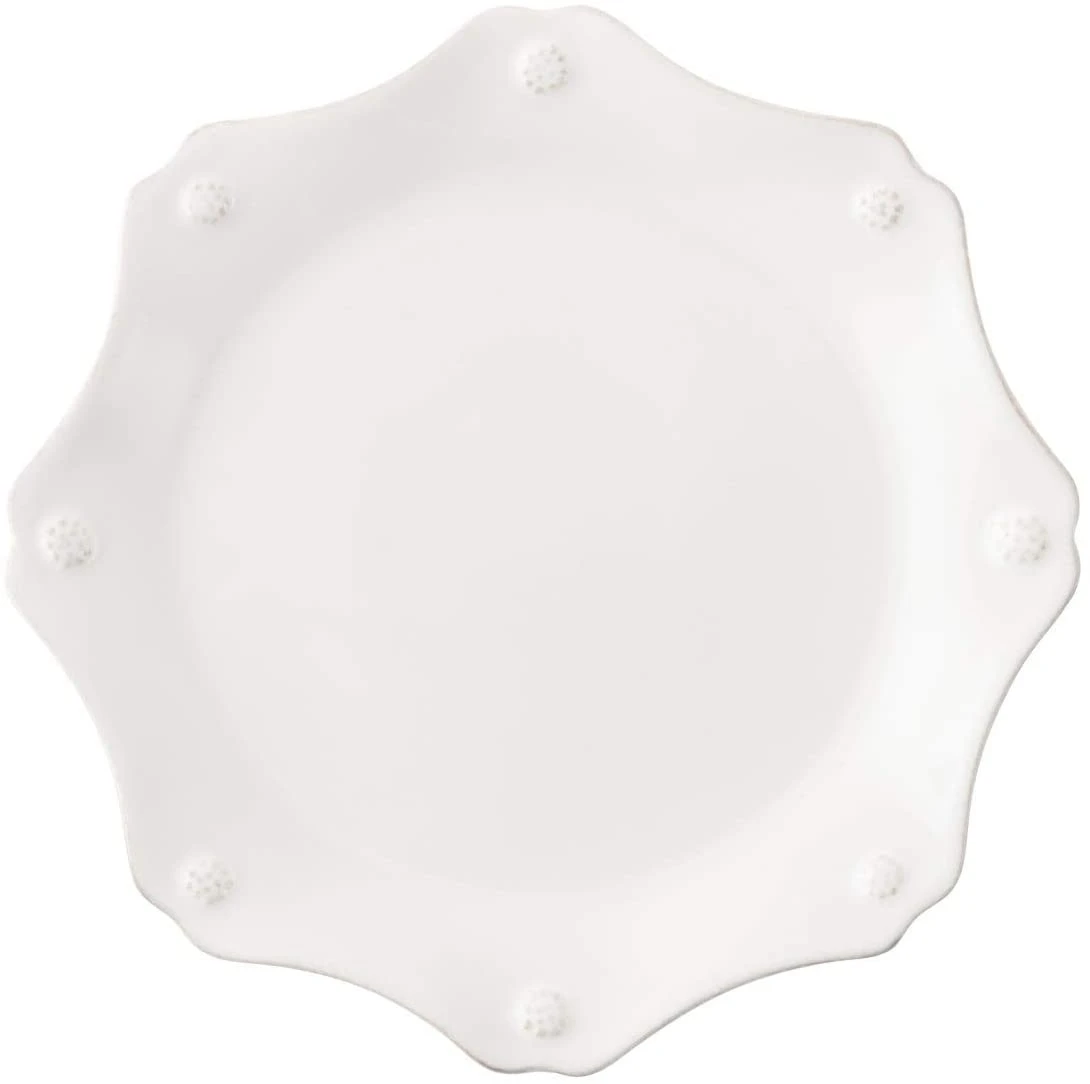 Juliska Berry & Thread Whitewash Scalloped Dessert/Salad Plate 3 Juliska Berry & Thread Whitewash Scalloped Dessert/Salad Plate
