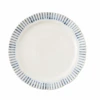 Juliska Sitio Stripe Indigo Dessert/Salad Plate