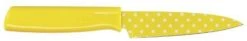 Kuhn Rikon Colori 4 Inch Paring Knife -Quality Tableware Store kuhnyellowpolka