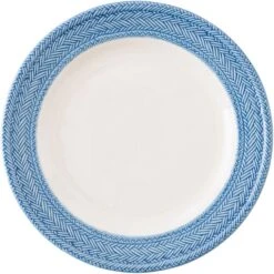 Juliska Le Panier Dinner Plate -Quality Tableware Store lepanierwhitedelftdinnerplate